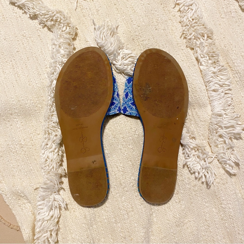 Jessica Simpson Bibiani Beaded Flat Sandal S - Picture 5 of 6